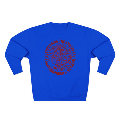 Skate Anthem Shredding Streets Sweatshirt