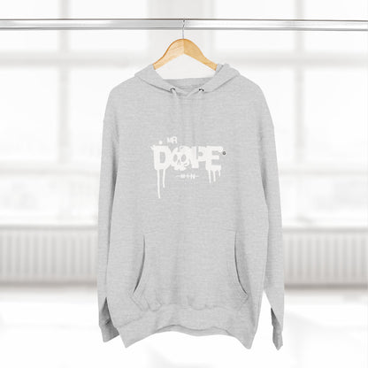 Classic White Three-Panel Hoodie