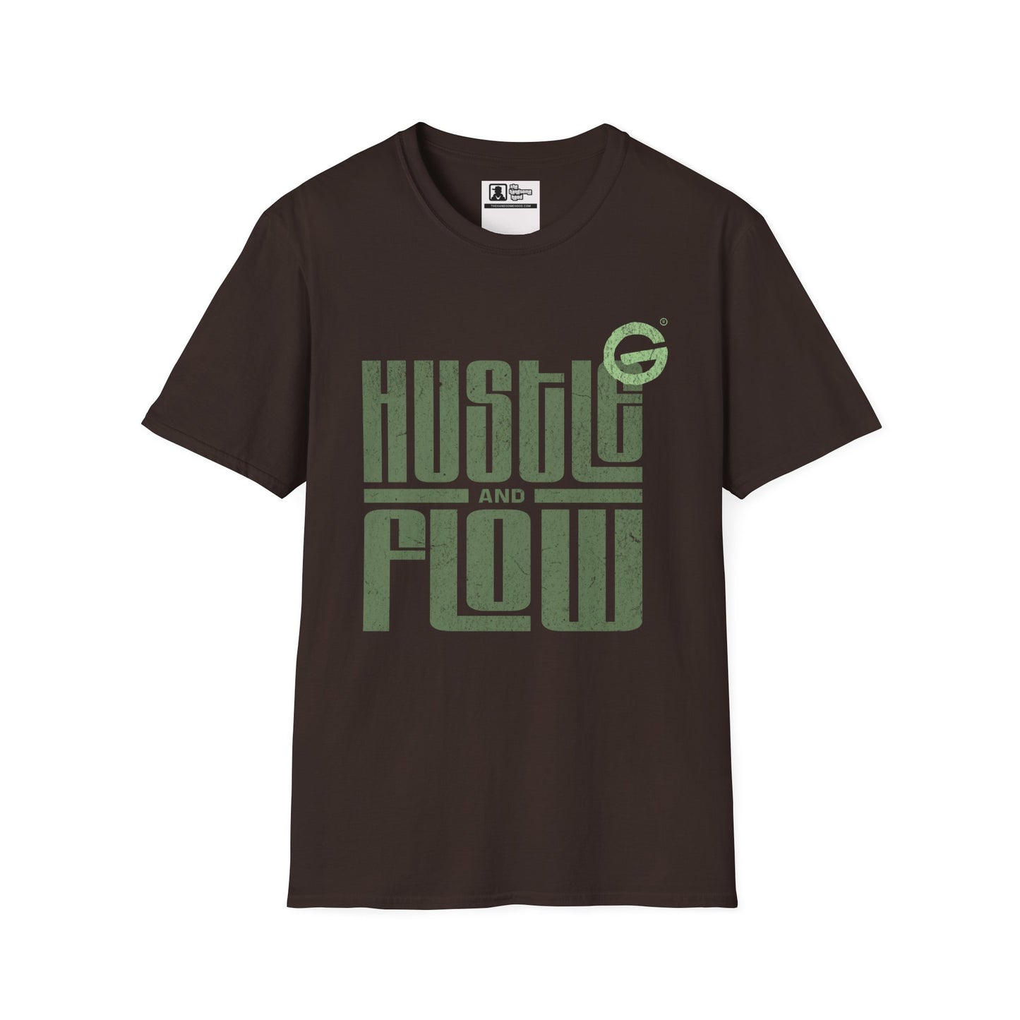 Hustle and Flow T-Shirt — Vintage Green Graphic Tee