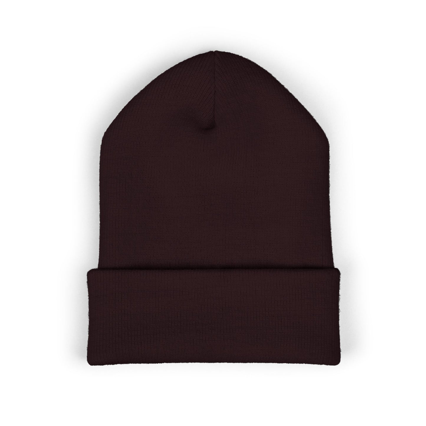 Embroidered Detective Silhouette Cuffed Beanie