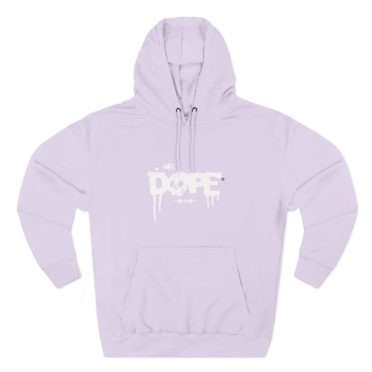 Classic White Three-Panel Hoodie