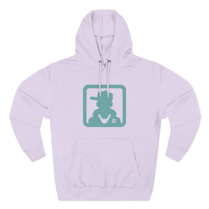 Three-Panel Fleece Hoodie