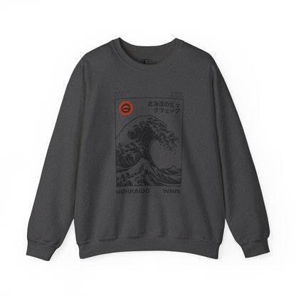 Hokkaido Wave Crewneck Sweatshirt