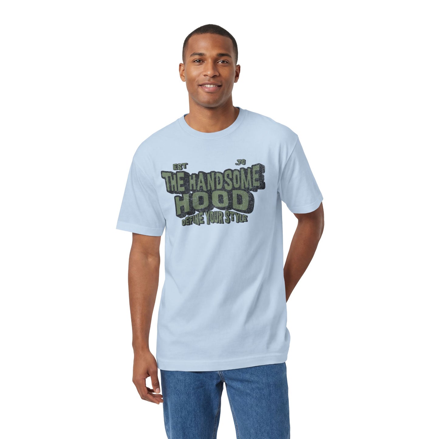 Handsome Hood Vintage Green Tee