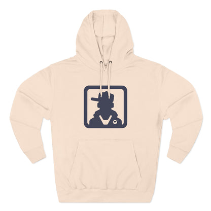 Minimalist Cowboy Silhouette Hoodie — Western Graphic Pullover