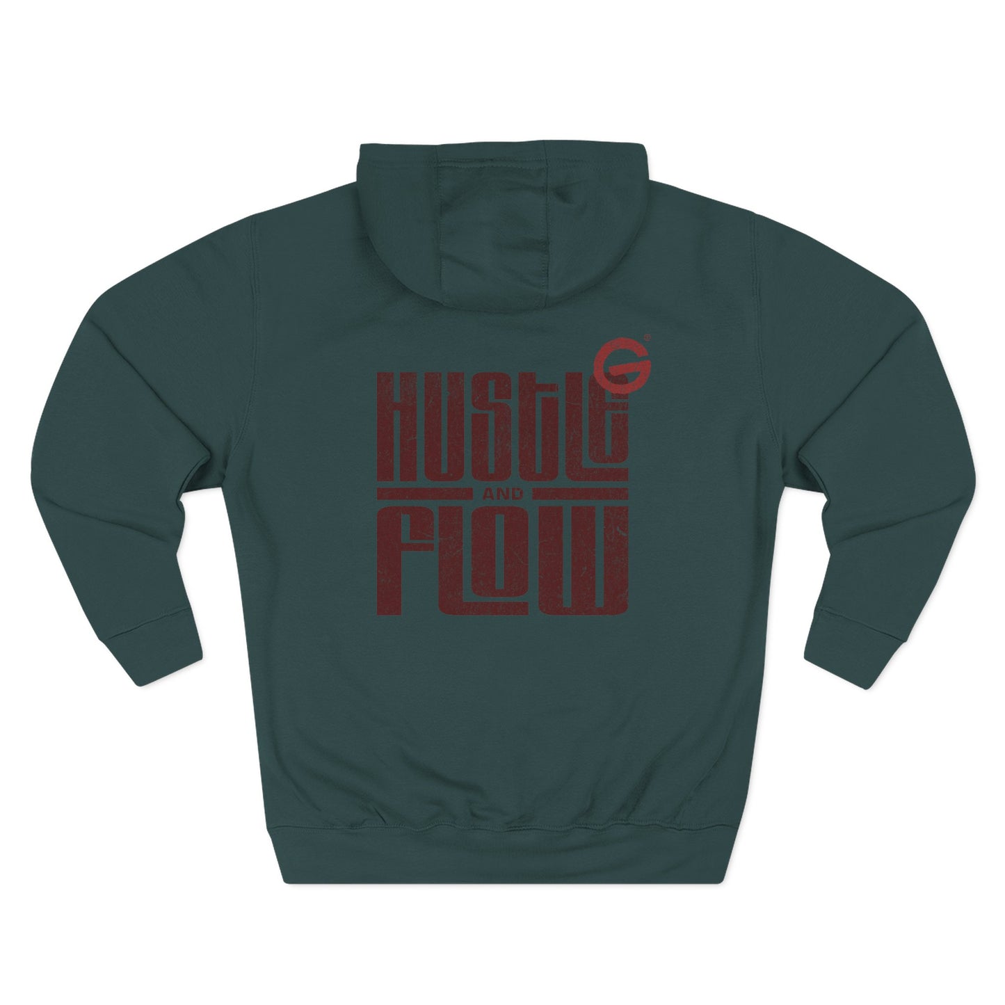 Hustle Flow Graphic Fleece Hoodie