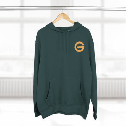 Hustle Flow Retro Gold Hoodie