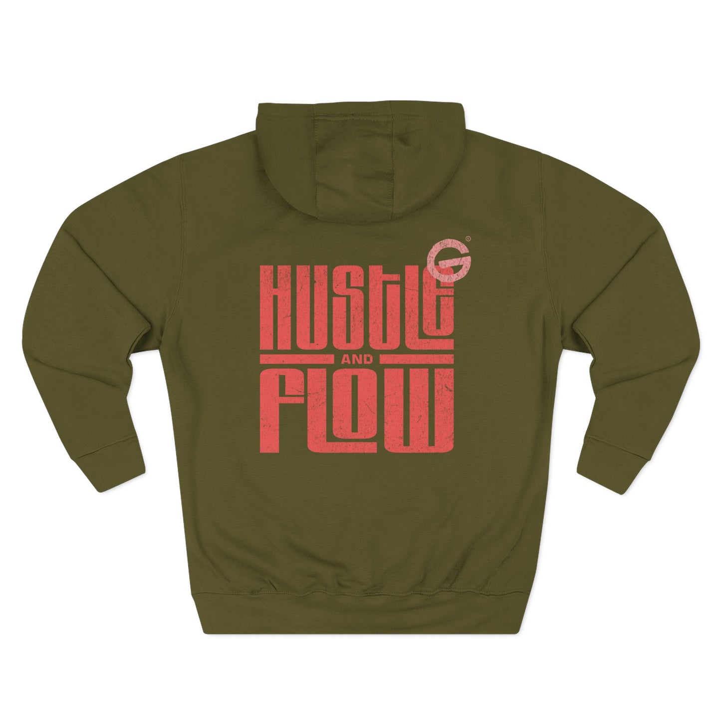 Hustle Flow Graphic Fleece Hoodie