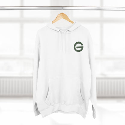 Minimalist Green 'G' Logo Hoodie