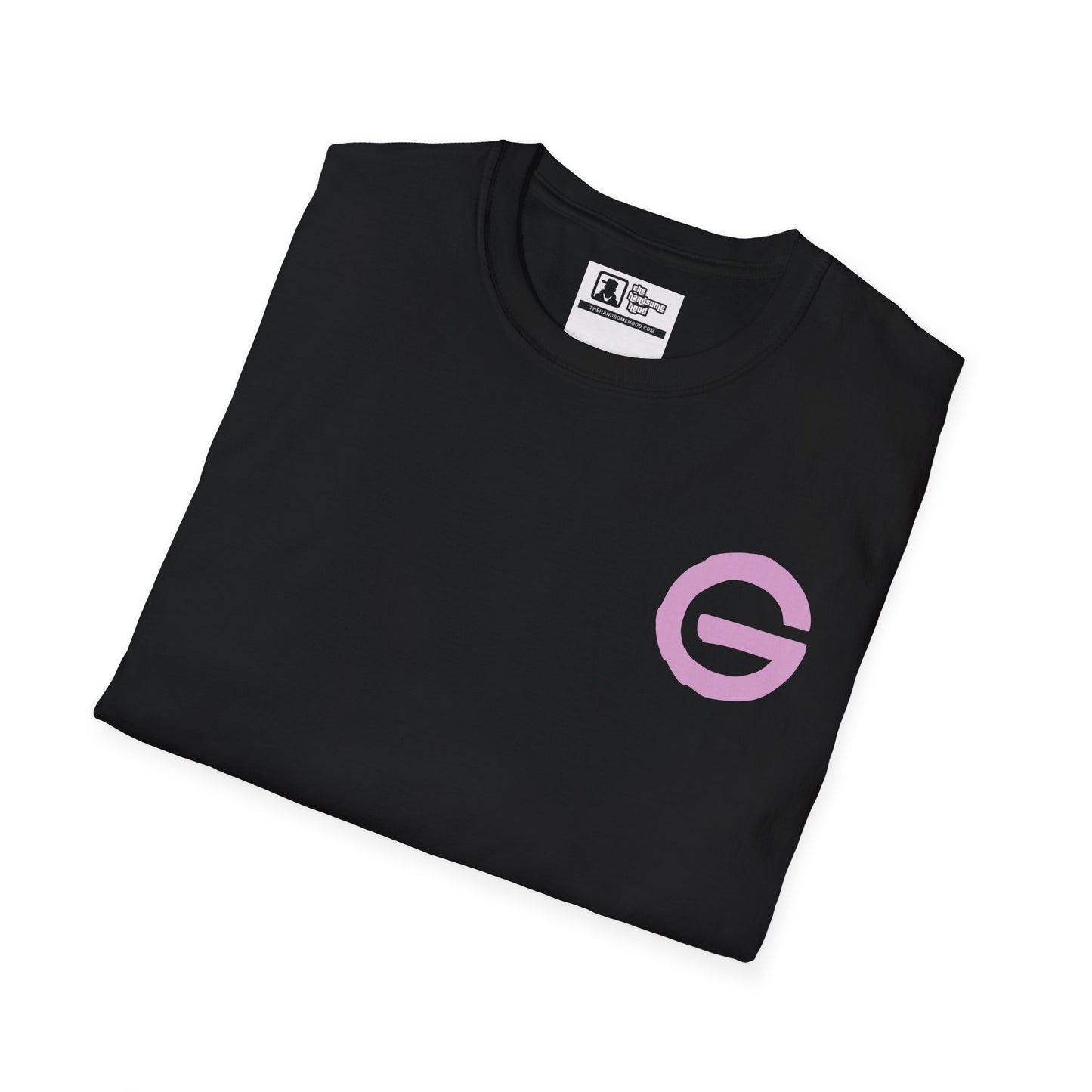 T-Shirt — Minimal Pink 'G' Logo Tee