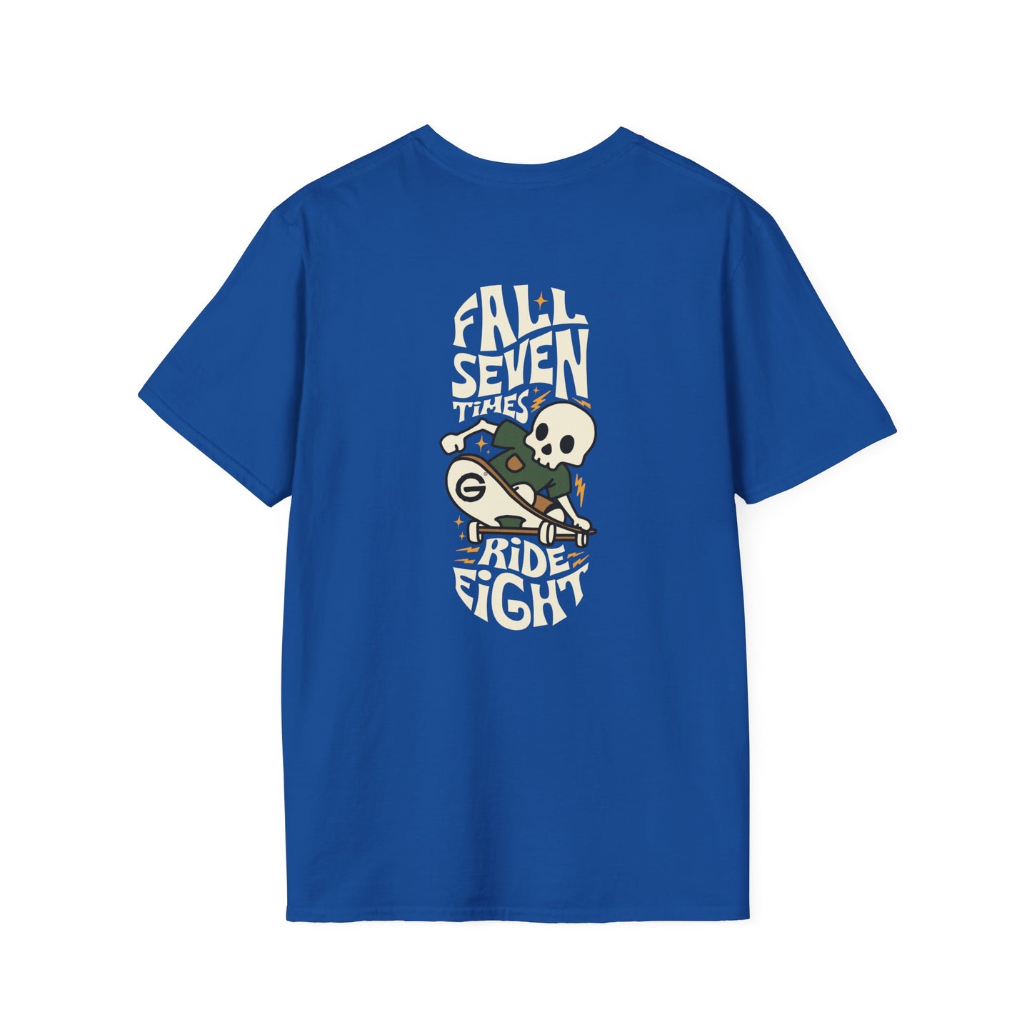 Skater Skull Tee Skateboard Graphic T-Shirt