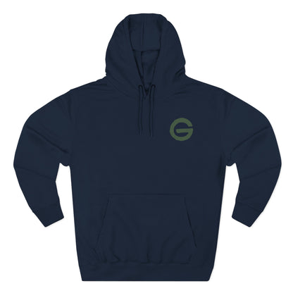 Minimalist Green 'G' Logo Hoodie