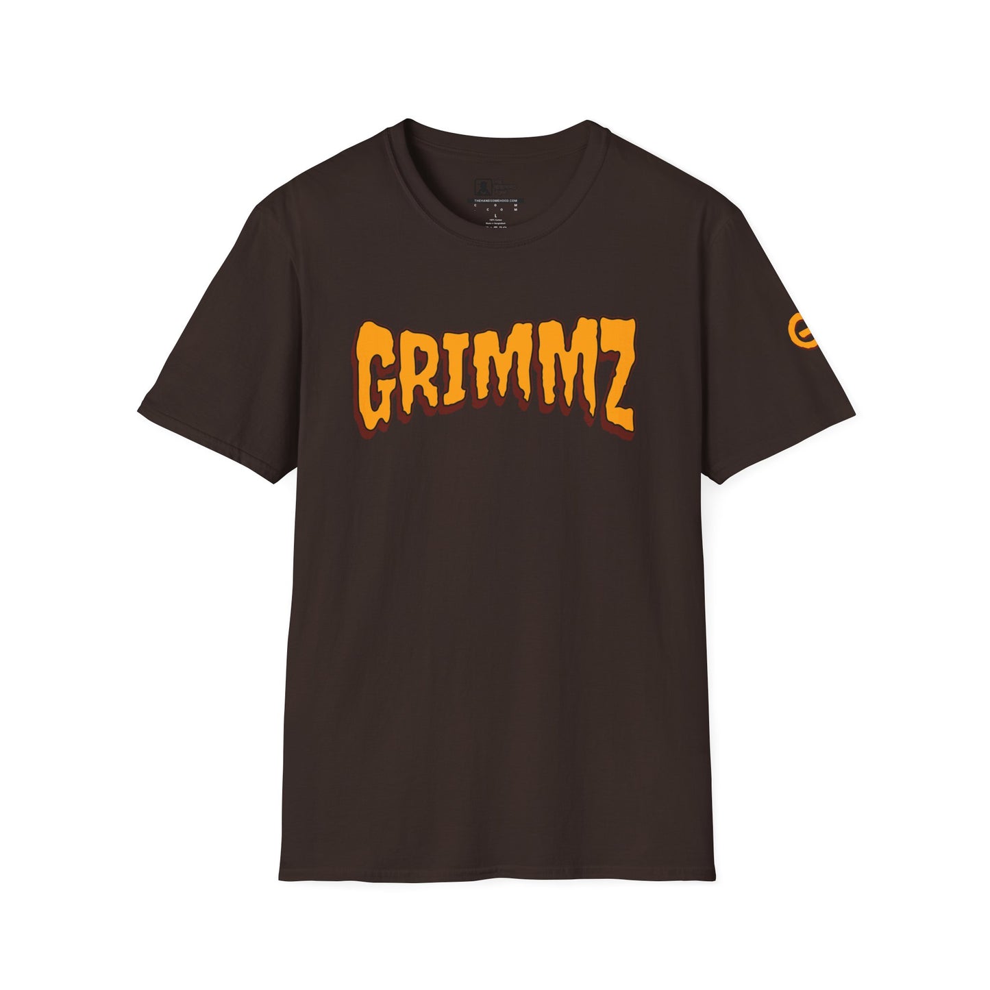 Grimmz Orange Drip Logo T-Shirt