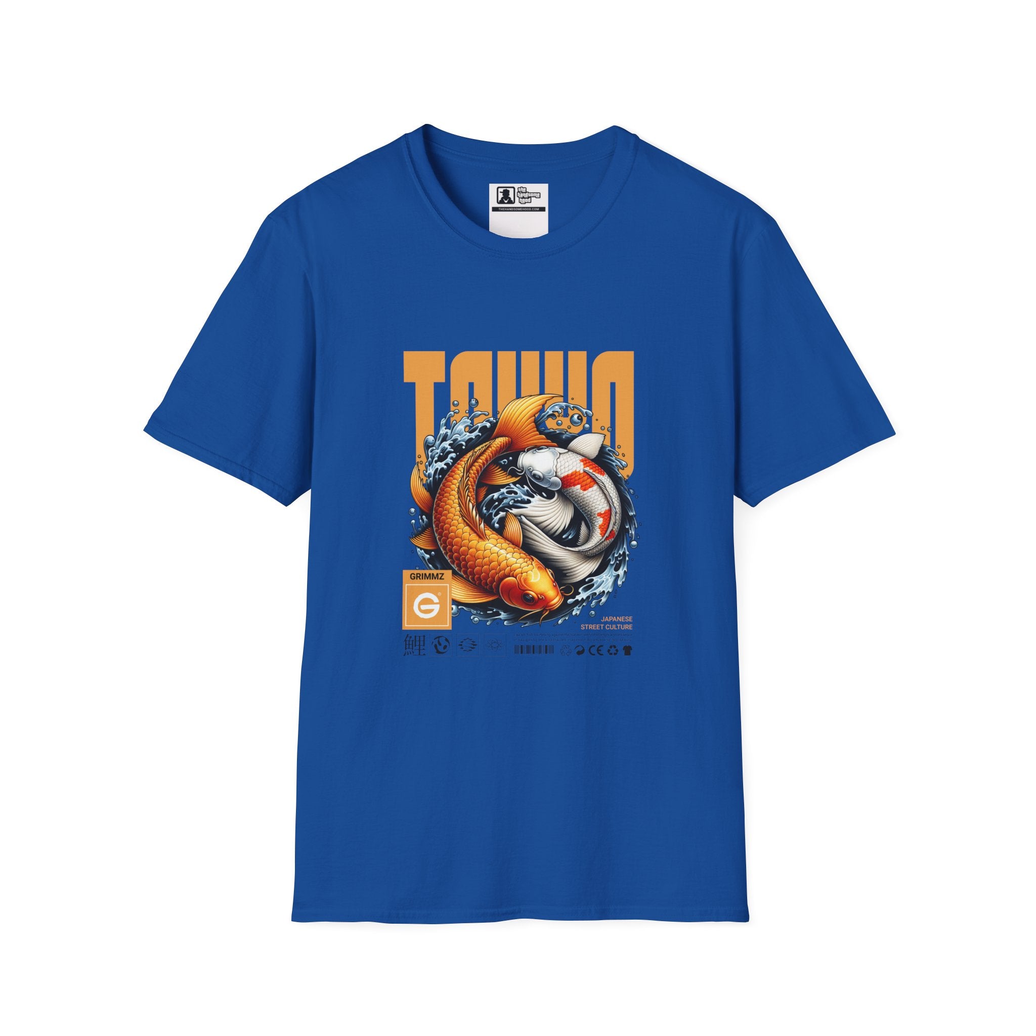 Tokyo Koi Graphic T-Shirt — Retro Japanese Fish Design