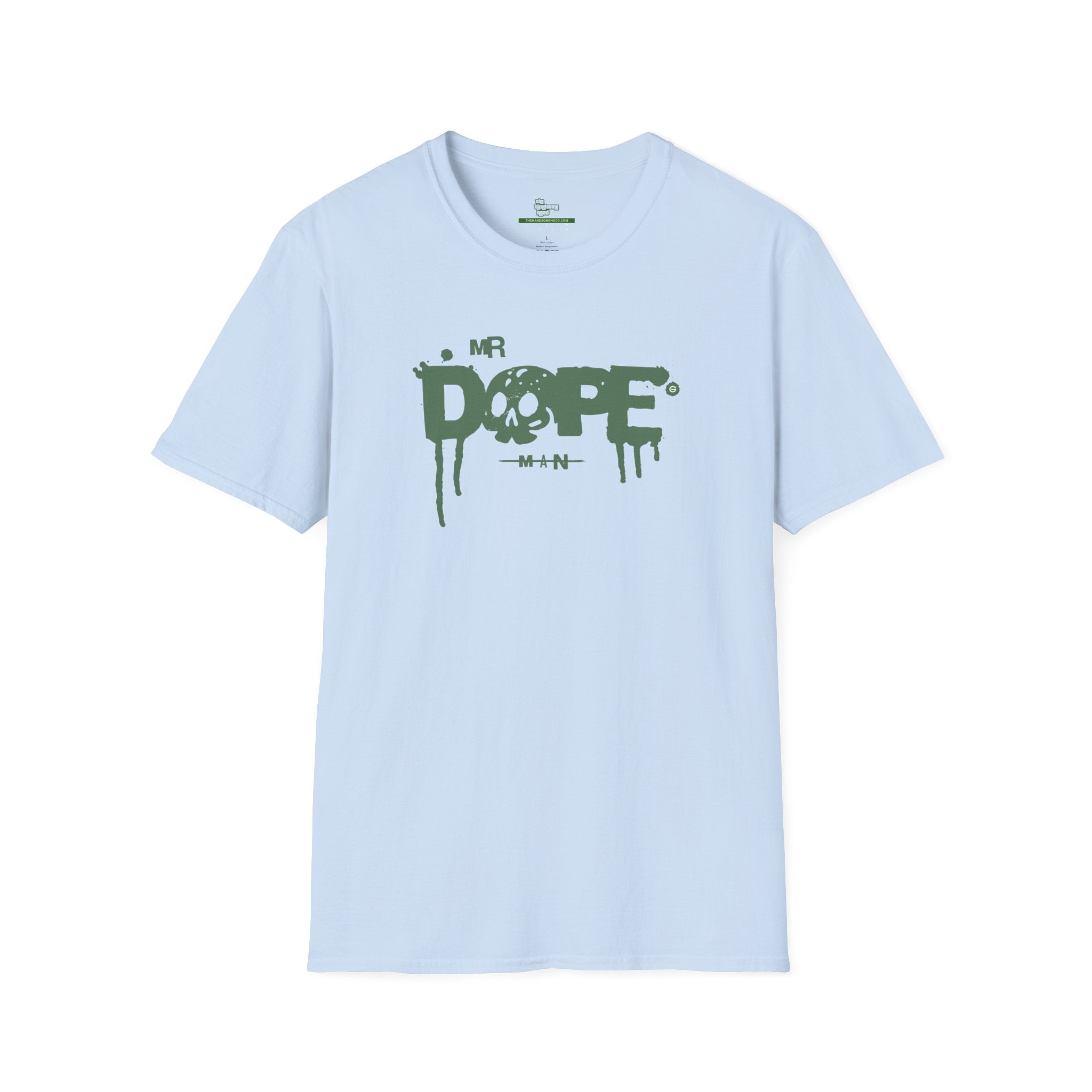 Dope Skull Graffiti T-Shirt — "Mr Dope" Drip Streetwear Tee