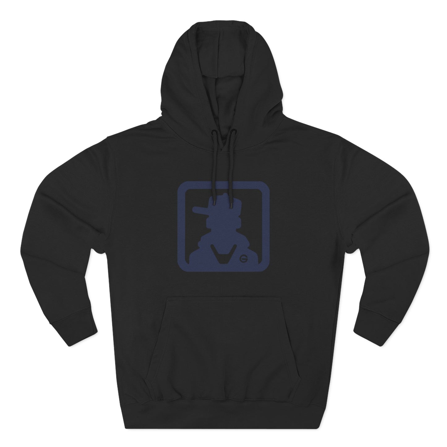 Minimalist Cowboy Silhouette Hoodie — Western Graphic Pullover