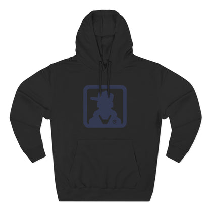 Minimalist Cowboy Silhouette Hoodie — Western Graphic Pullover