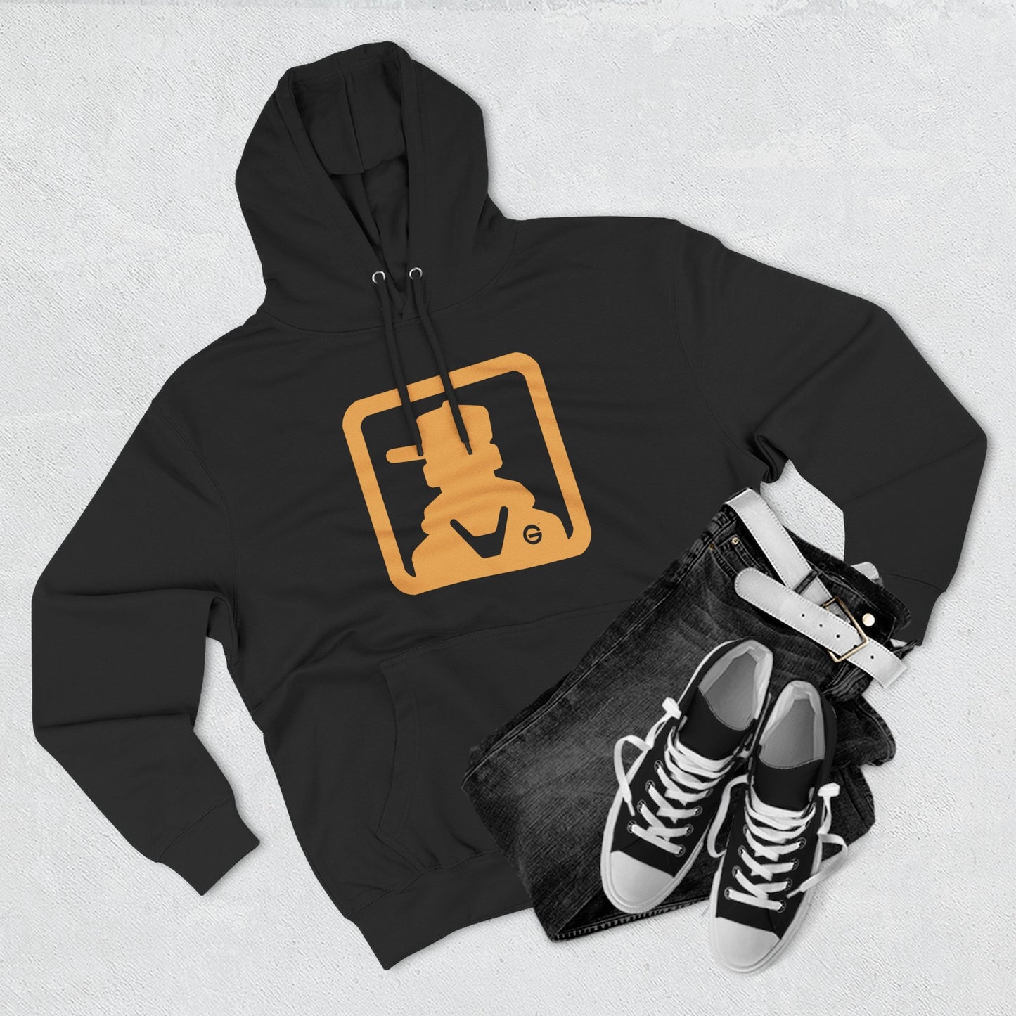 Western Cowboy Silhouette Hoodie