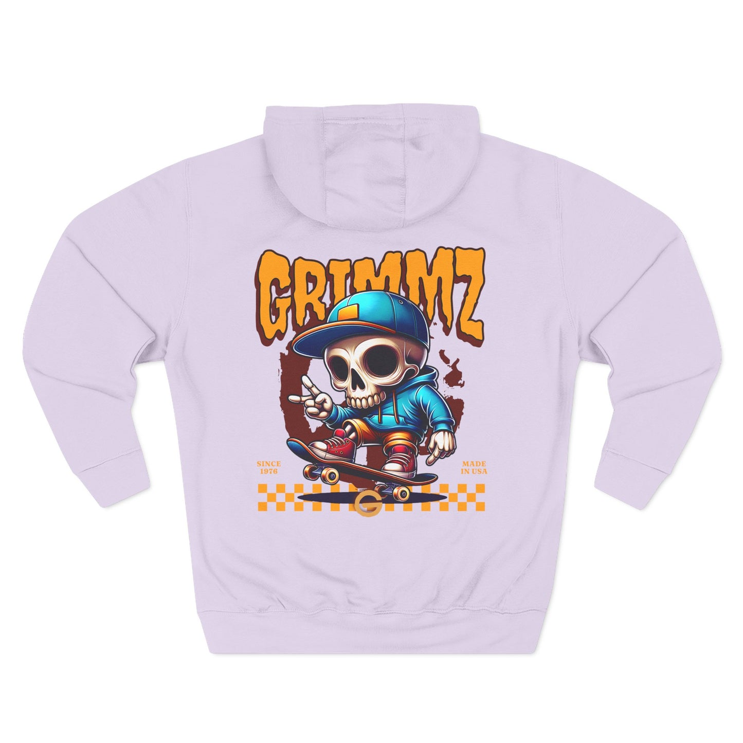Weirdo Graphic Hoodie — Retro Skate Cartoon Fleece Pullover