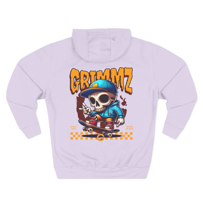 Weirdo Graphic Hoodie — Retro Skate Cartoon Fleece Pullover