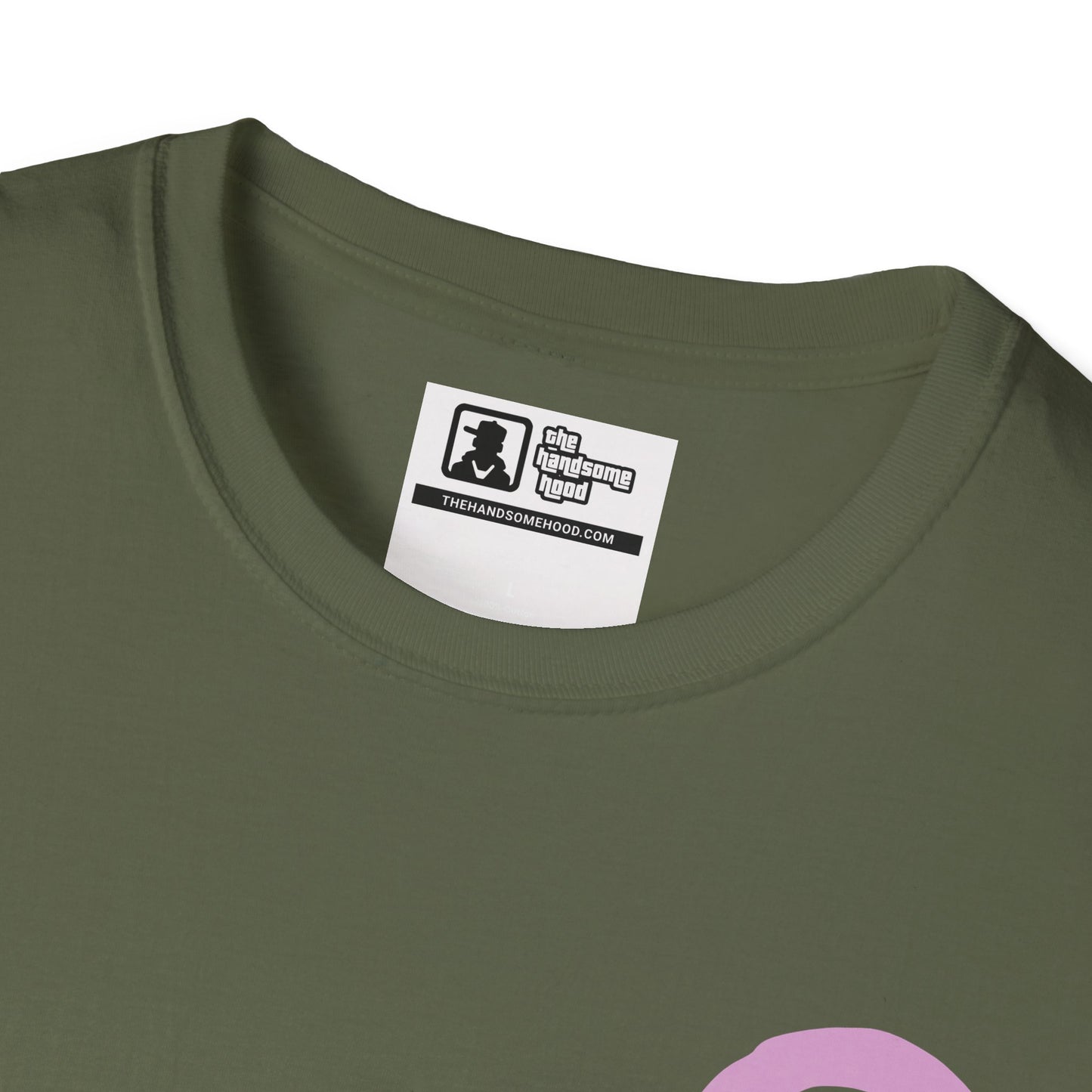 T-Shirt — Minimal Pink 'G' Logo Tee