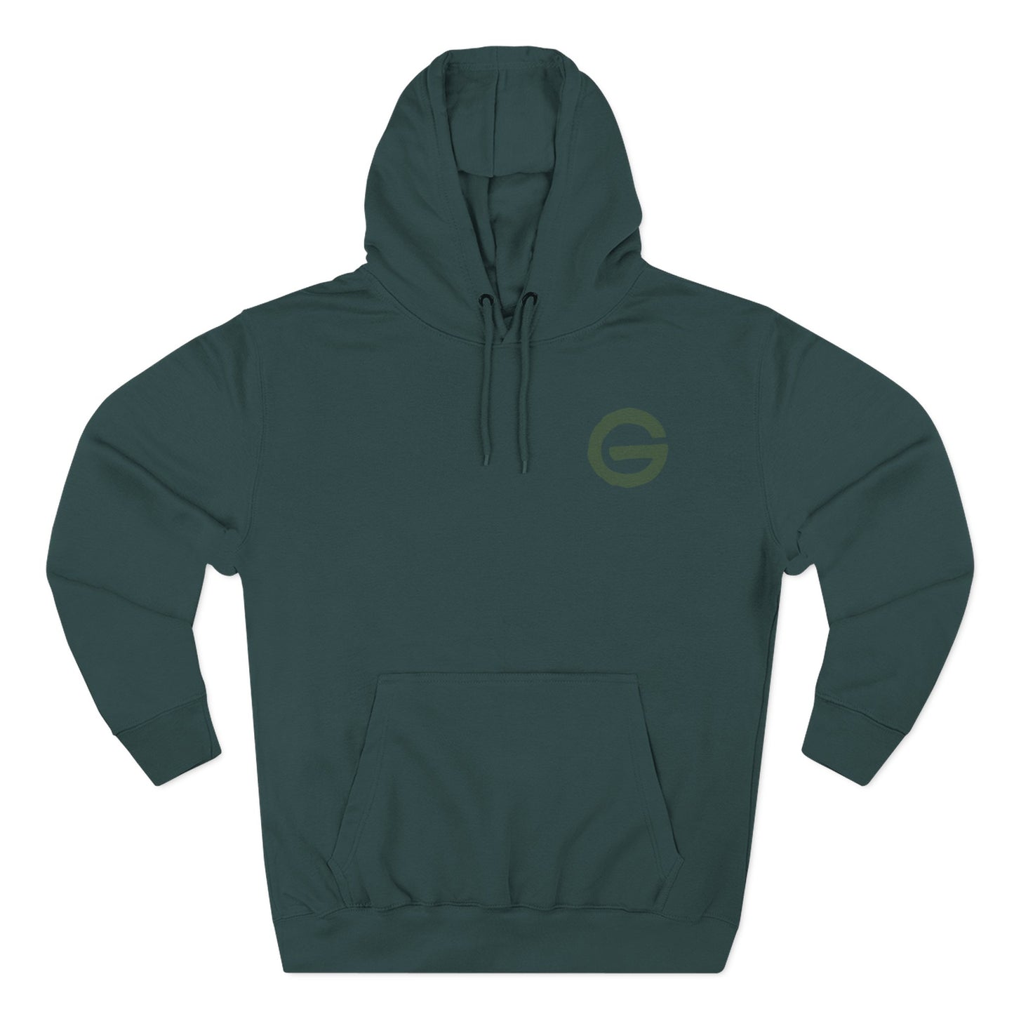 Minimalist Green 'G' Logo Hoodie