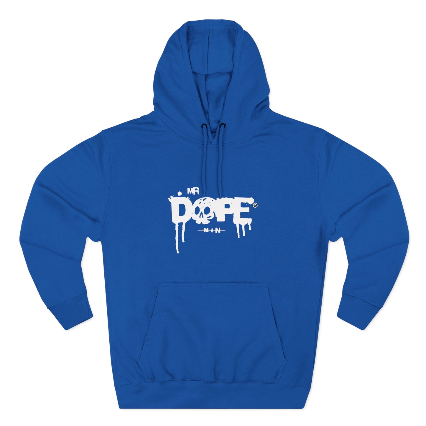 Classic White Three-Panel Hoodie