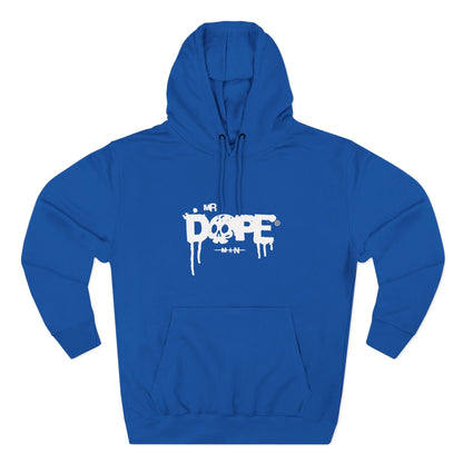 Classic White Three-Panel Hoodie