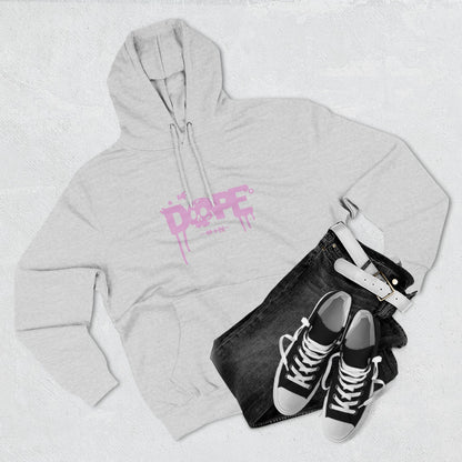 Dope Skull Graphic Hoodie Pink Drip Streetwear
