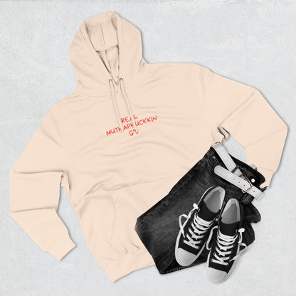 Red Brushstroke G Logo Hoodie