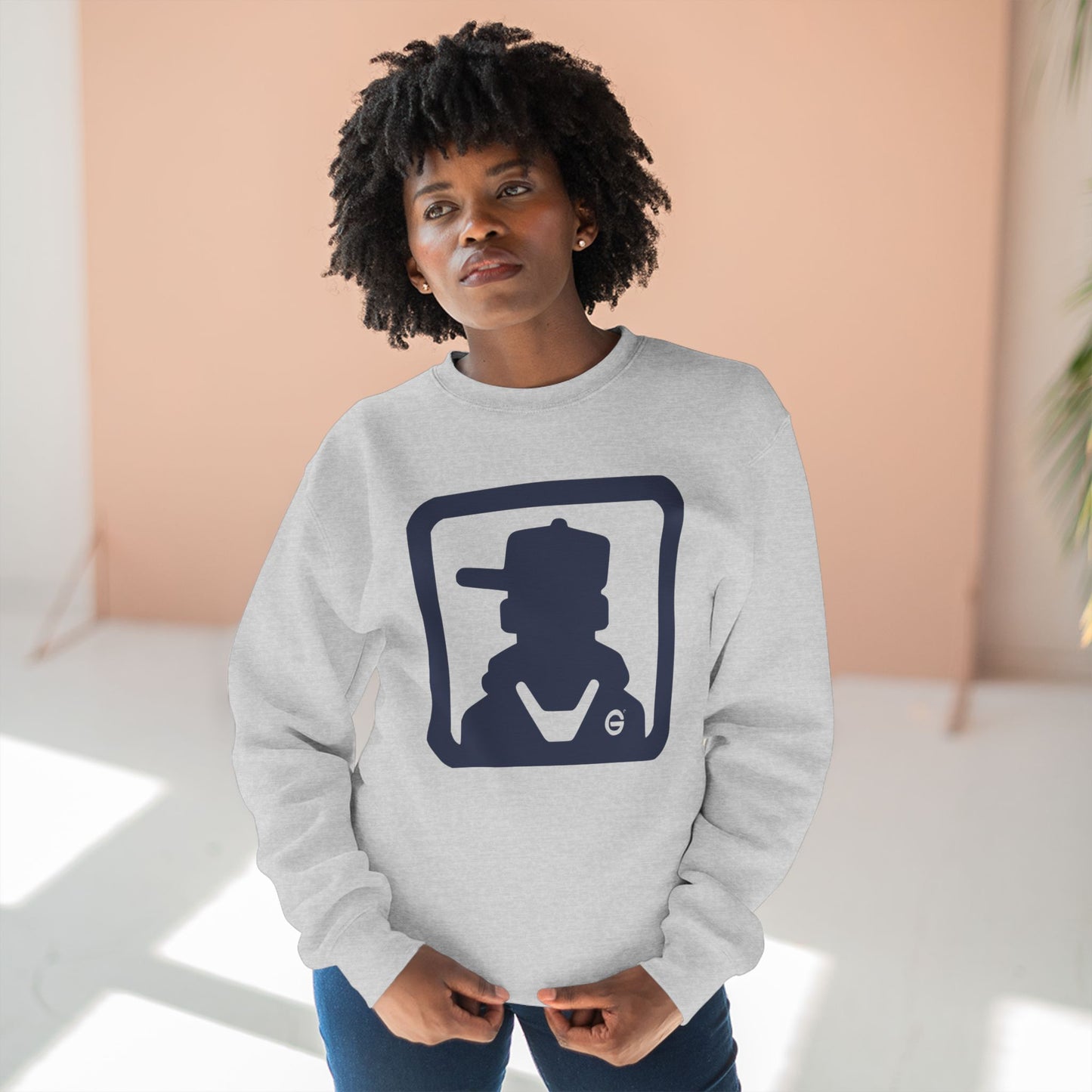 Silhouette Coach Logo Sweatshirt
