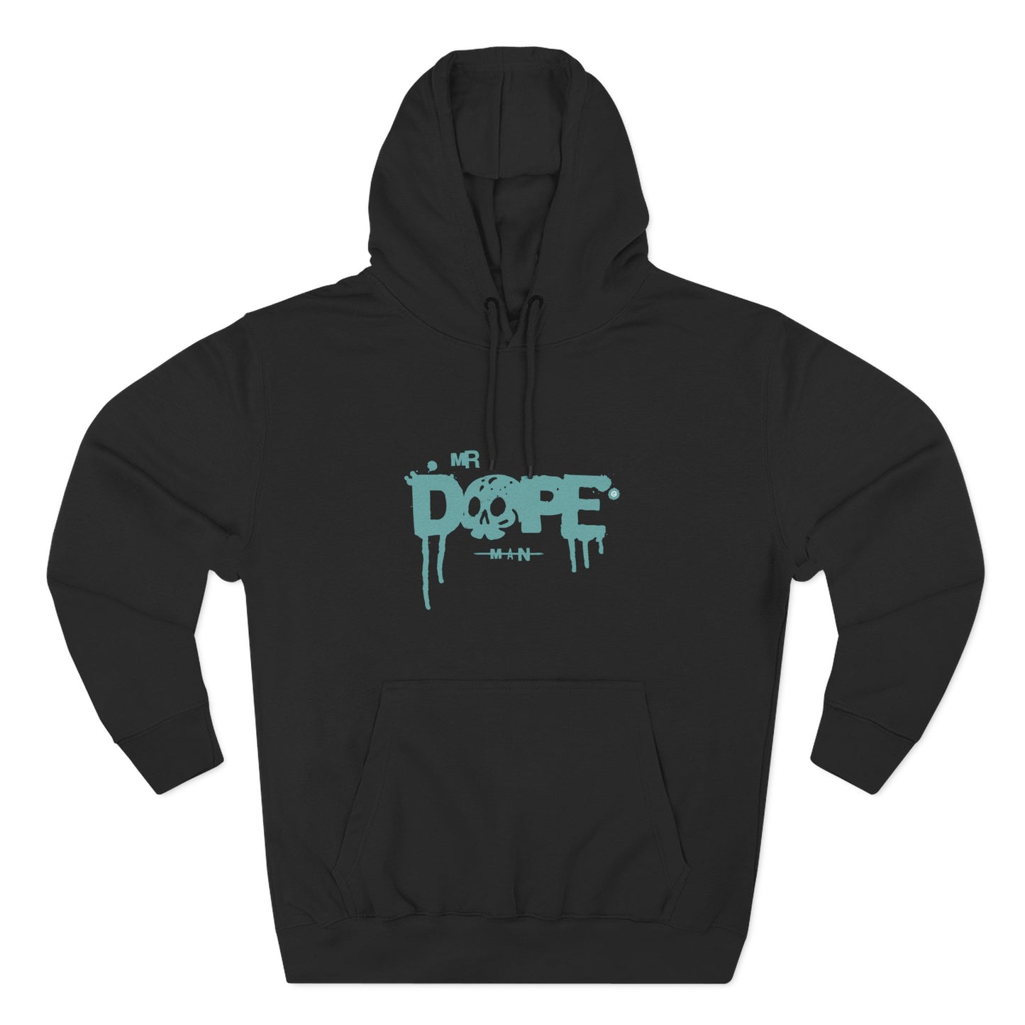 Dope Skull Fleece Hoodie Graphic Streetwear