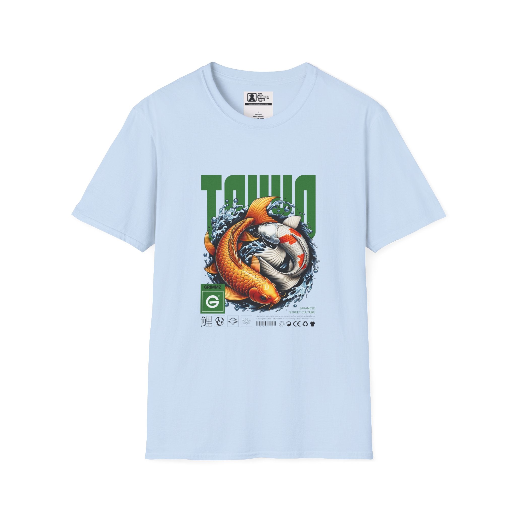 Koi Fish Tokyo Graphic T-Shirt – Japanese Wave Art Tee