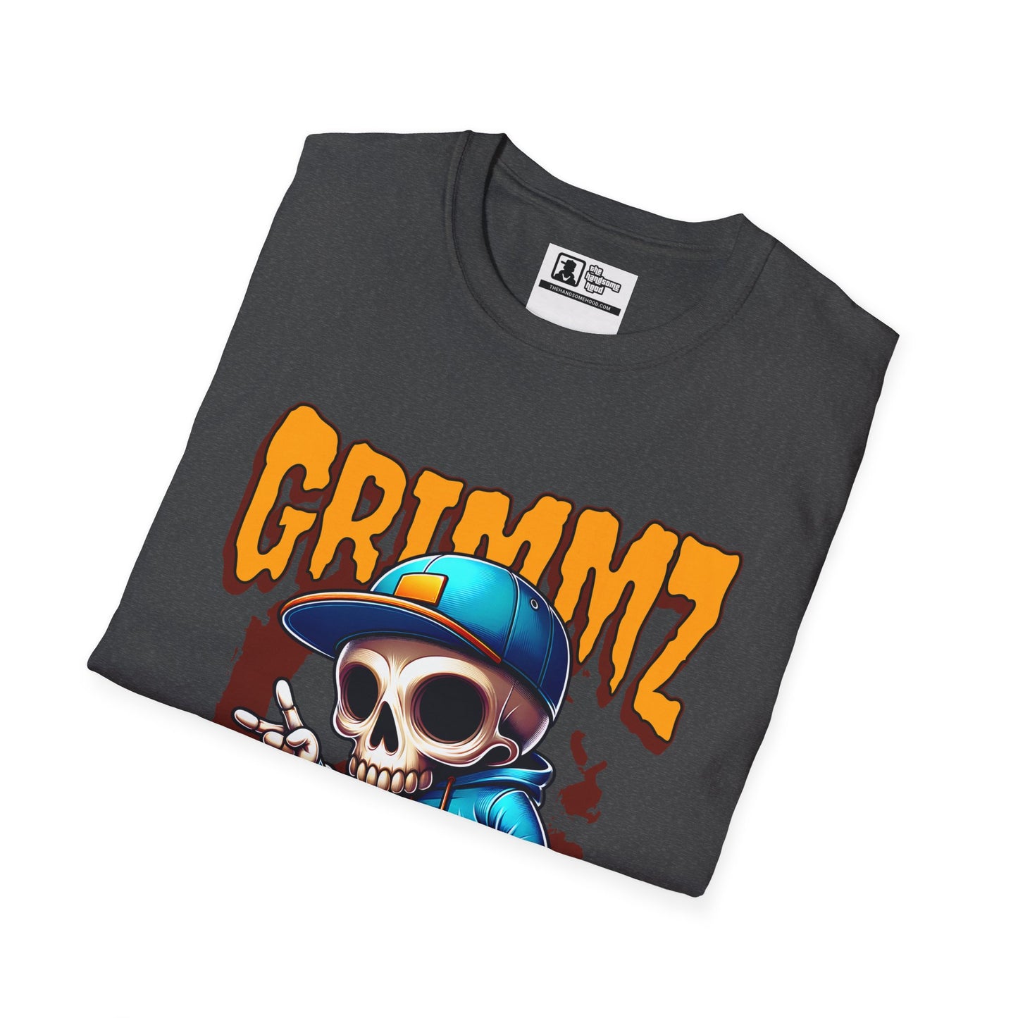 Grimmz Skull Skateboard T-Shirt