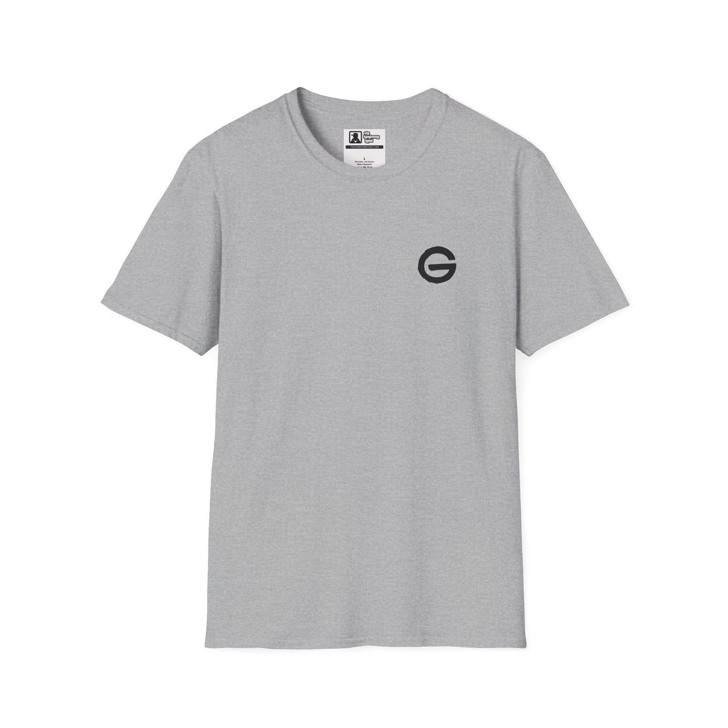 Minimal Monochrome Silhouette Logo Tee
