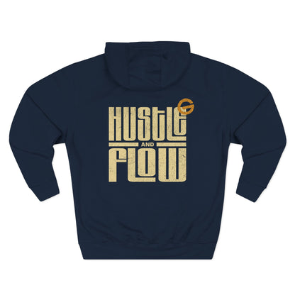 Hustle Flow Retro Gold Hoodie