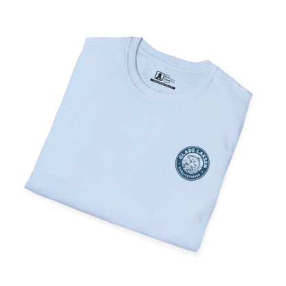 Glade Laksen Kvalitetsfisk T-Shirt — Vintage Salmon Fishing Tee