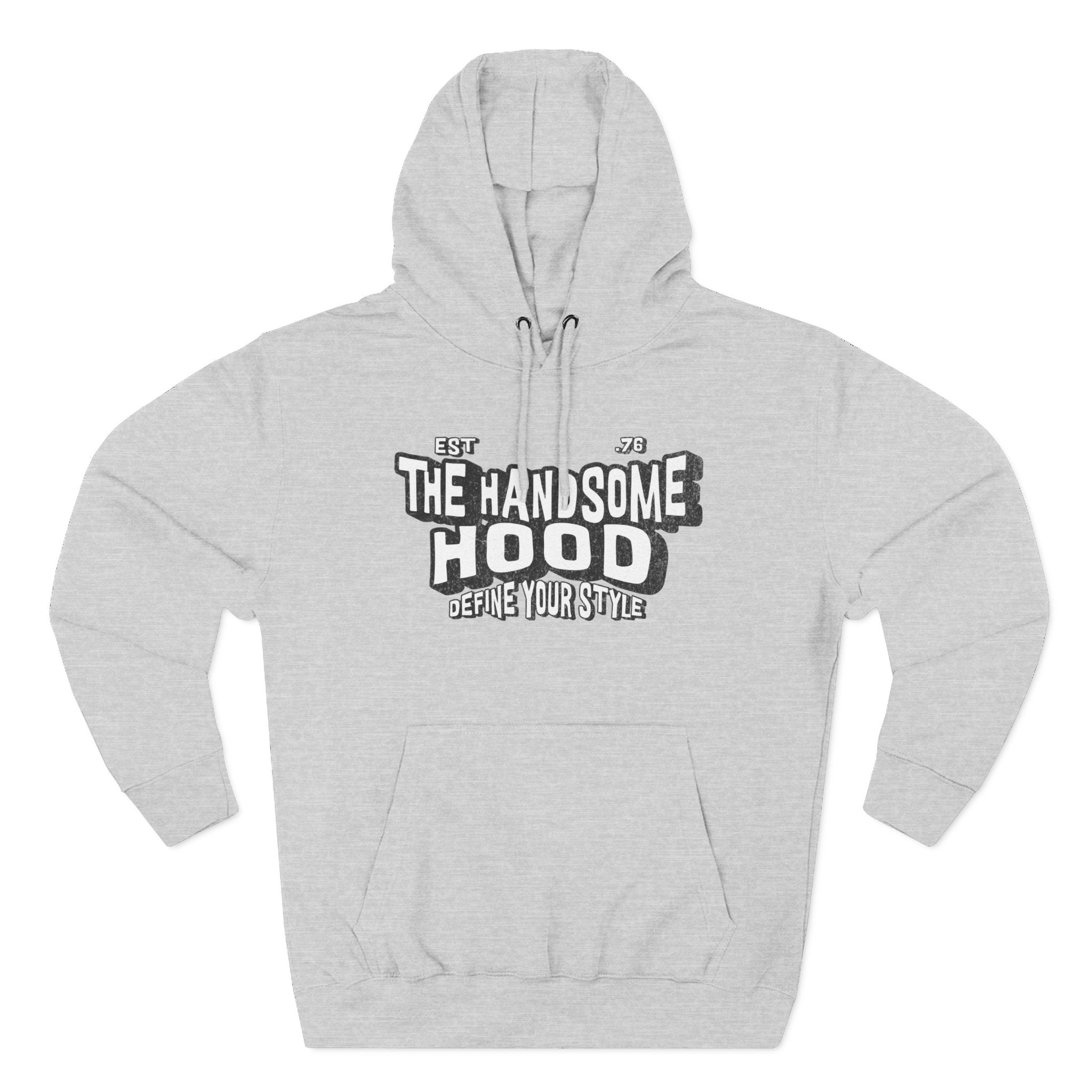 The Handsome Hood Hoodie – Retro Script Graphic Pullover