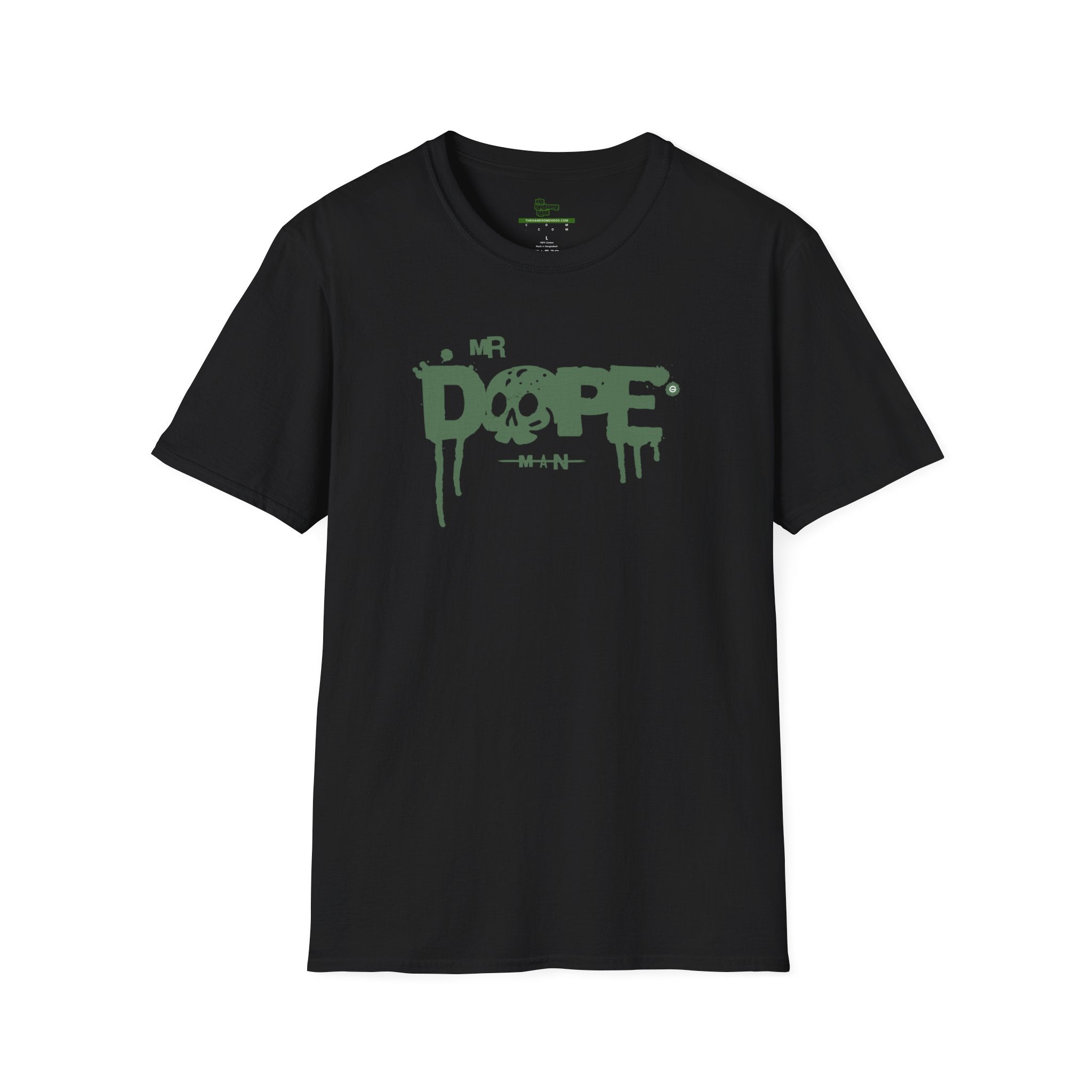 Dope Skull Graffiti T-Shirt — "Mr Dope" Drip Streetwear Tee