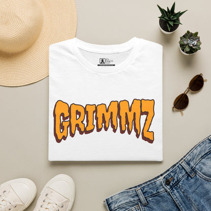 Grimmz Orange Drip Logo T-Shirt
