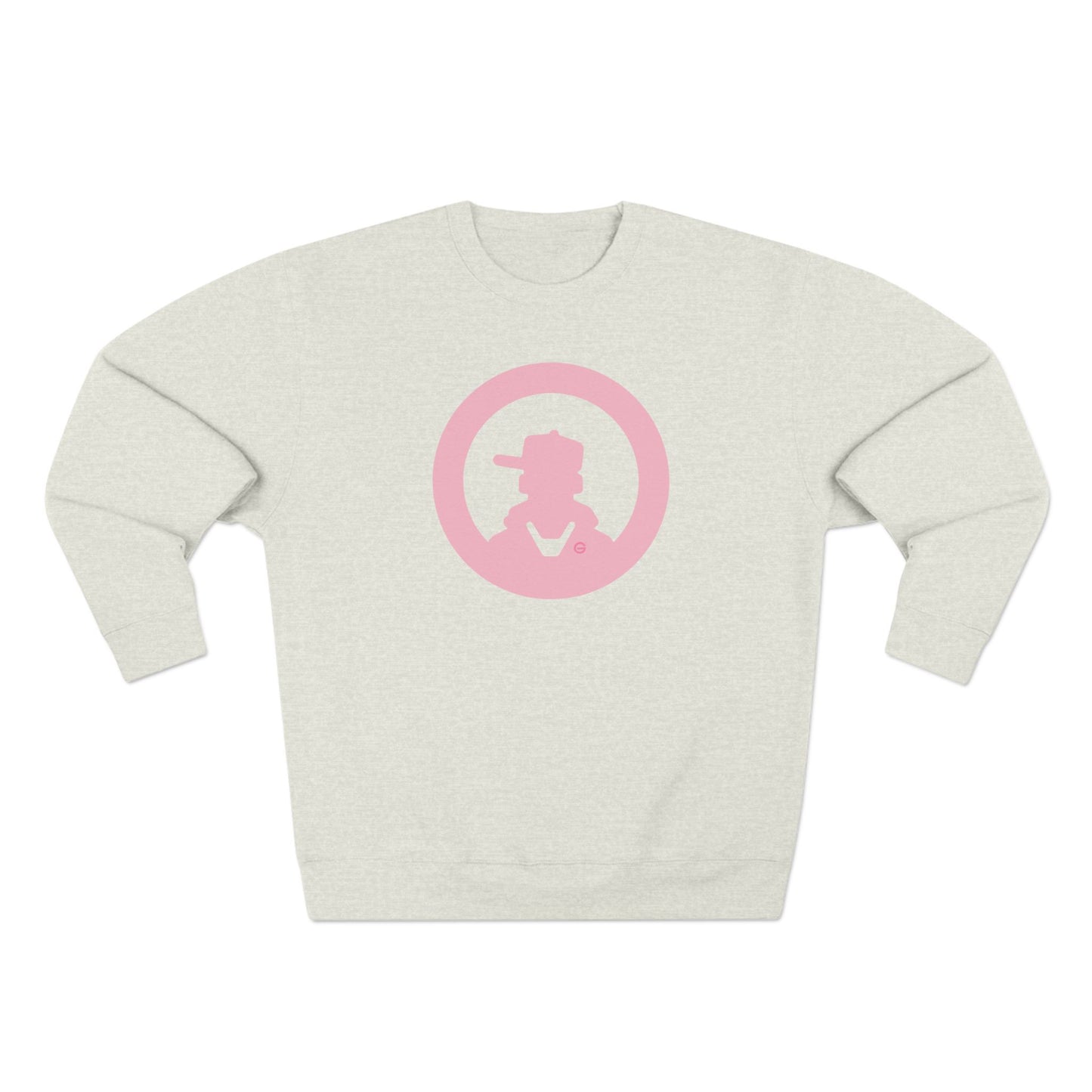 Pink Silhouette Crewneck Sweatshirt