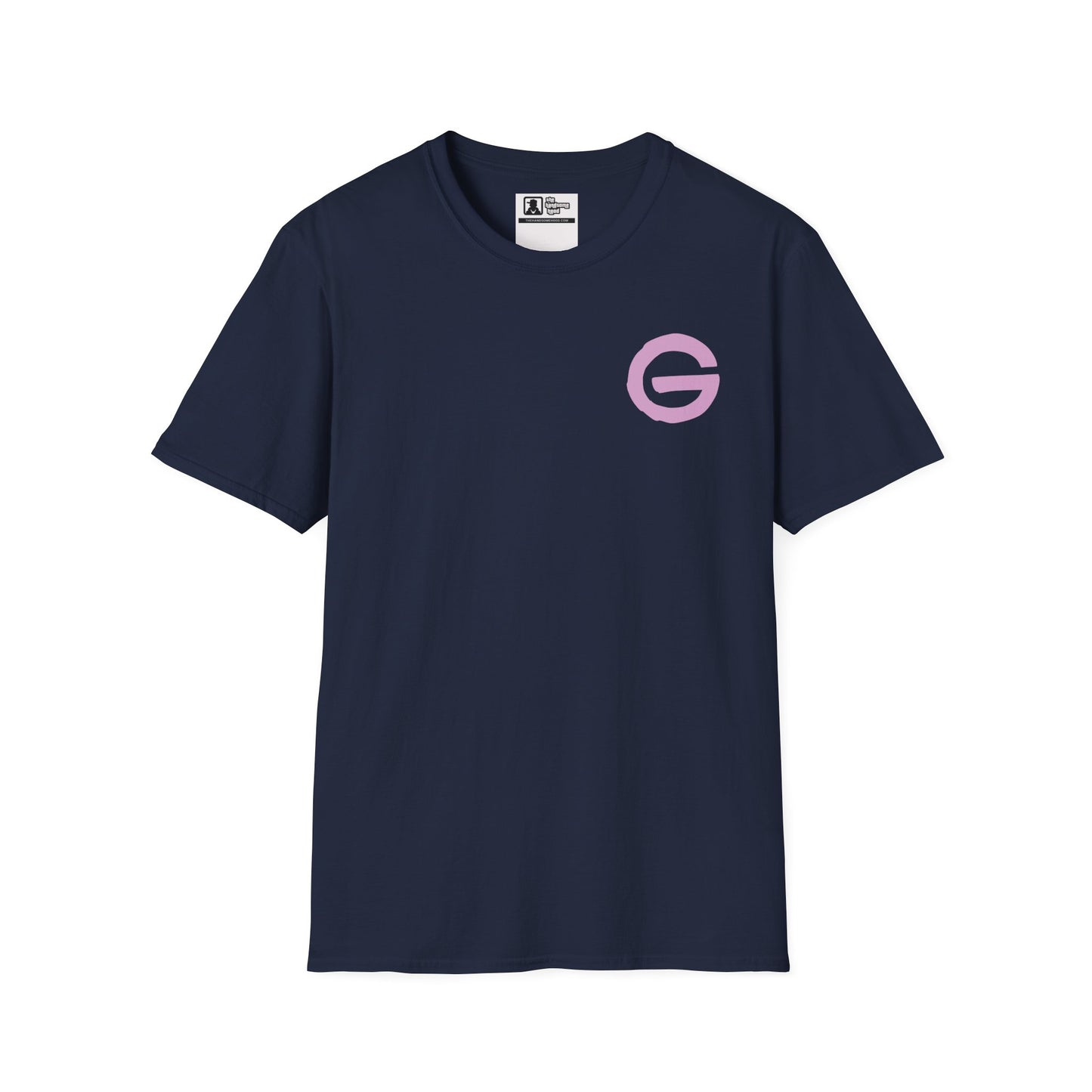 T-Shirt — Minimal Pink 'G' Logo Tee