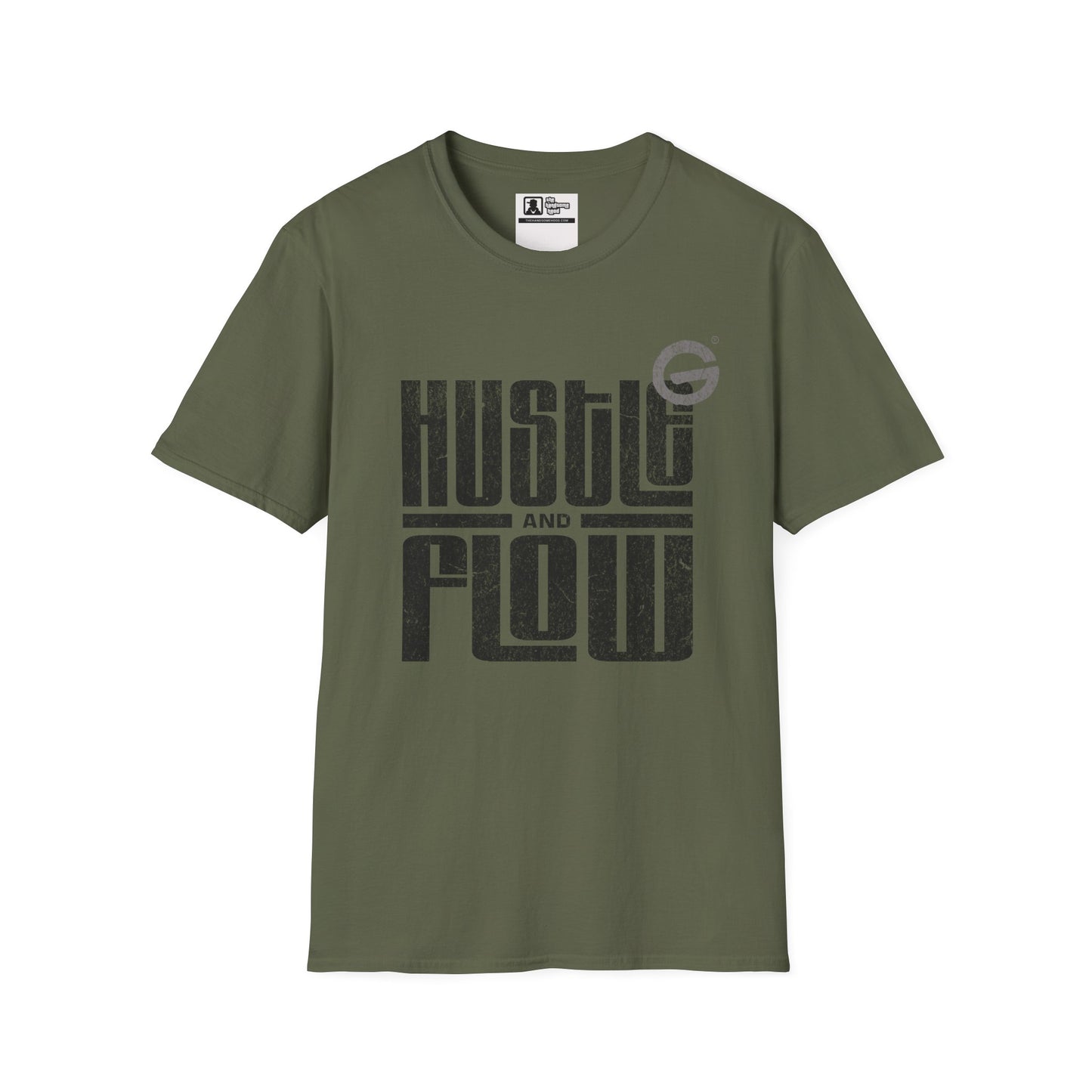 Hustle Flow Motivational Streetwear Tee