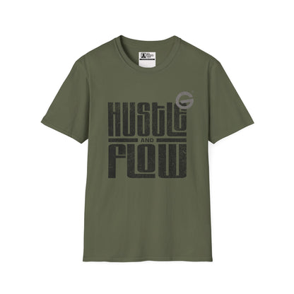 Hustle Flow Motivational Streetwear Tee