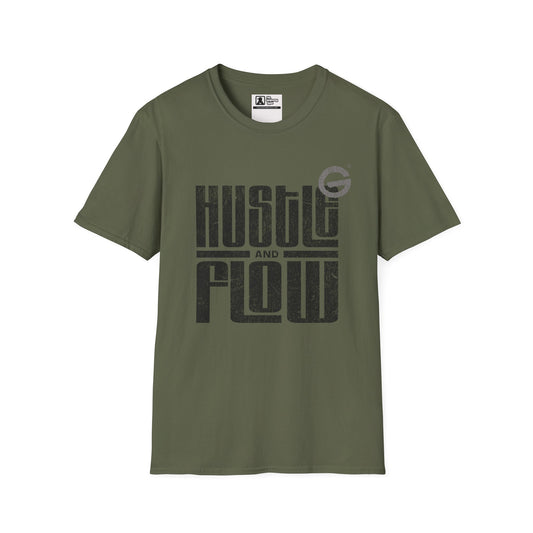 Hustle Flow Motivational Streetwear Tee