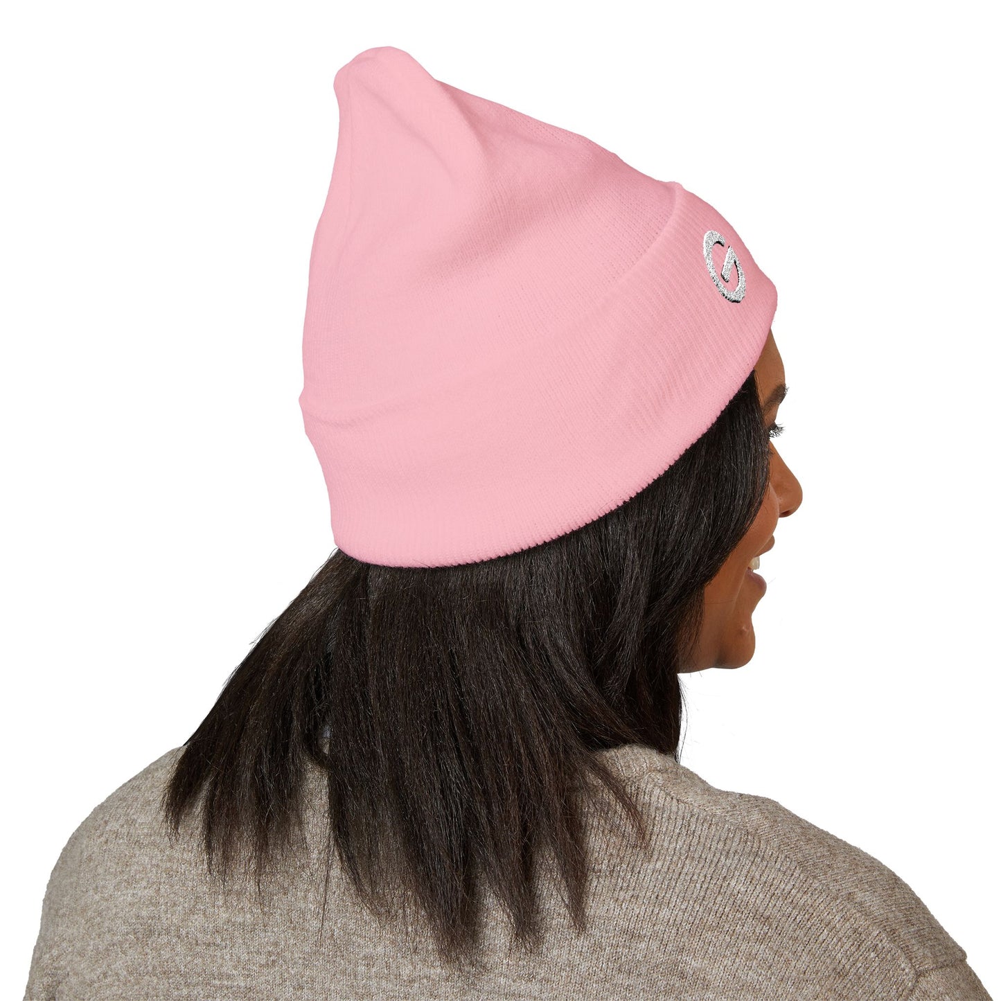 Yellow G Logo Knit Beanie