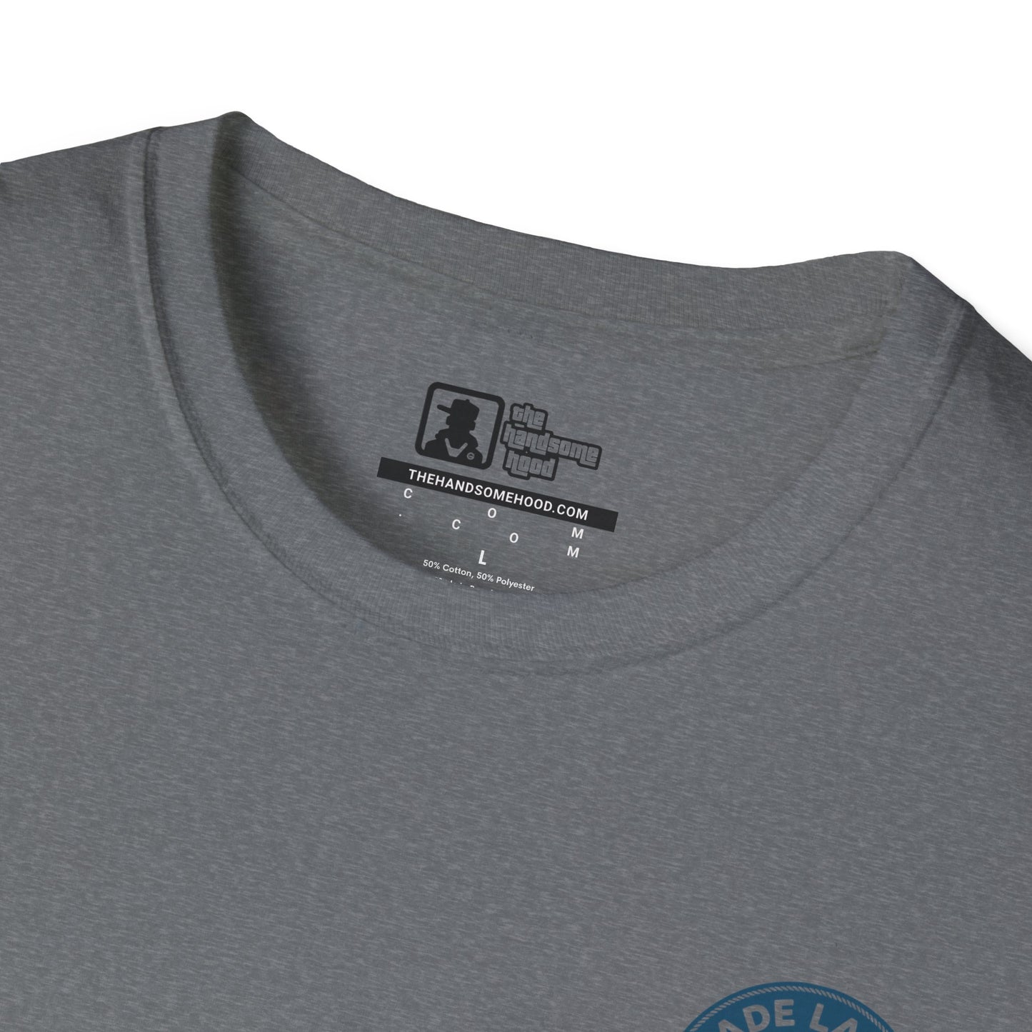 Glade Laksen Kvalitetsfisk T-Shirt — Vintage Salmon Fishing Tee