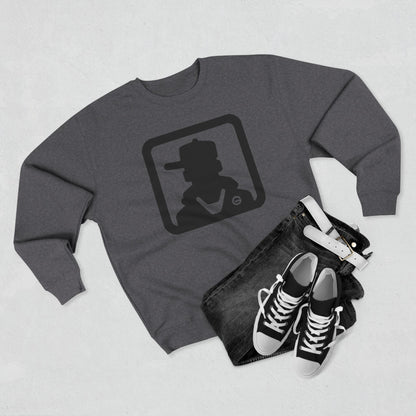 Vintage Detective Silhouette Crewneck Sweatshirt