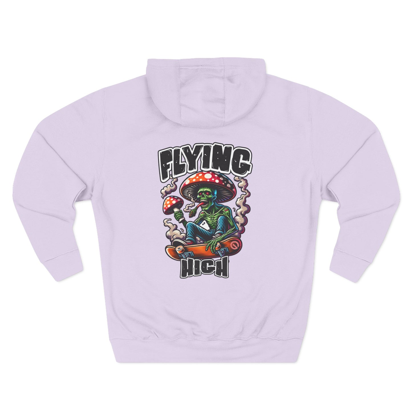 Flying High Mushroom Skateboard Hoodie