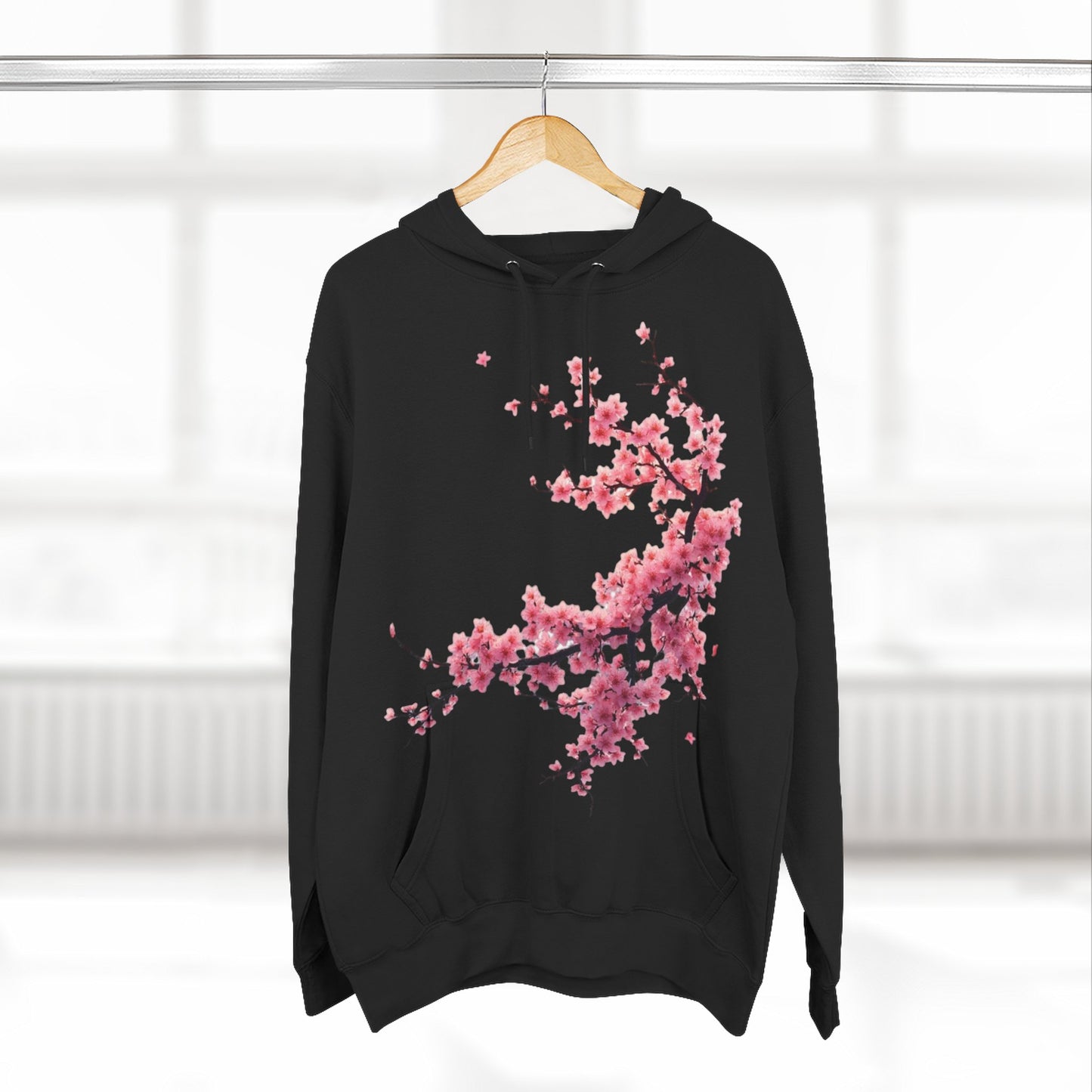 Three-Panel Fleece Hoodie